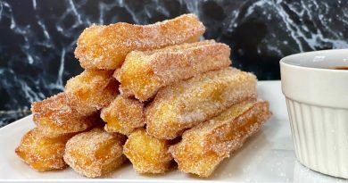 Churros maison faciles sans machine, avec sauce chocolat 🍫