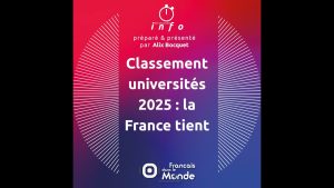 Classement 2025 : Les universités françaises en tête