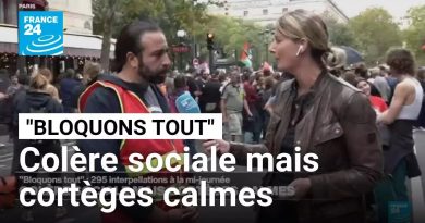 Colère sociale en France : cortèges calmes malgré tout
