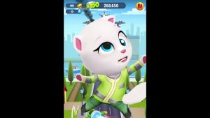 Combat Ăpique : Eco Angela dans Talking Tom Gold Run đżâš