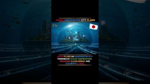 Concept de ville sous-marine au Japon : énergie propre de l'océan
