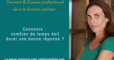 Concours : Quelle est la durée idéale d'une réponse ?