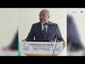 Conférence de presse d'Alain Claude Bilie-by-Nze en direct