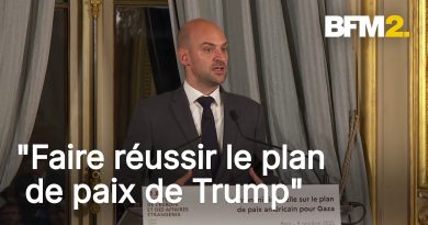 Conférence de presse de Jean-Noël Barrot sur Gaza à Paris