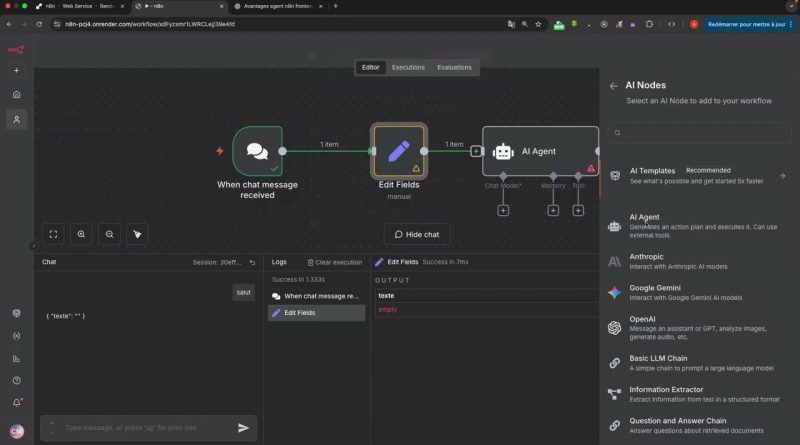 📚 Connecte ton app à n8n avec TknoDev School Officiel