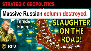 Convoi russe attaqué et incendié en route vers Pokrovsk