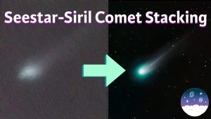 Correction du stacking Seestar Comet dans Siril