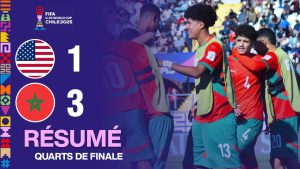 Coupe du Monde U-20 FIFA 2025 : Maroc bat États-Unis 3-1