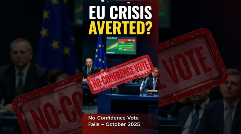 Crise de l'UE évitée : le vote de défiance échoue au Parlement