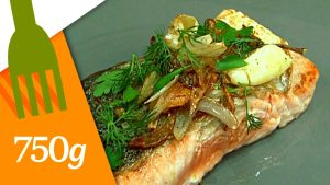 Cuisson parfaite d'un pavé de poisson de 750 g