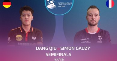 DANG QIU vs SIMON GAUZY : Demi-finale des Championnats d'Europe