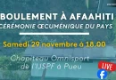 DIRECT. Glissement de terrain meurtrier à Afaahiti : cérémonie œcuménique à Pueu ce samedi 29 novembre