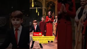 Danse amusante de la princesse Kate et du prince Louis à Noël 2024