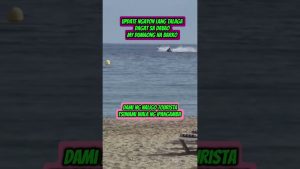 Davao : Un tsunami de touristes à la plage après l'arrivée d'un bateau