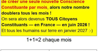 Évolution de la Conscience Constituante mondiale : l'impact d'un effort mensuel - Étienne Chouard