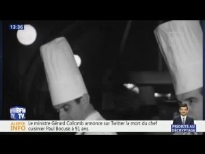 Décès du chef Paul Bocuse à l'âge de 91 ans