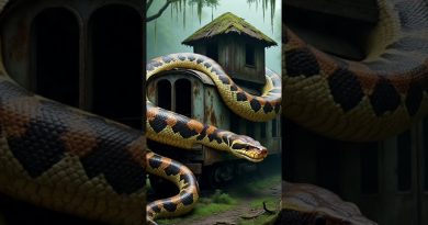 Découverte d'une cabane et d'un serpent géant #shots #snake #ghost