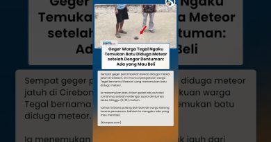 Découverte d'une pierre suspectée d'être un météore à Tegal