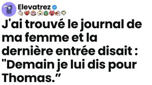 Découverte troublante : le dernier message de ma femme