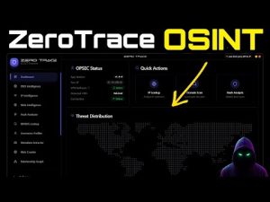 Découvrez ZeroTrace OSINT : Outil de collecte d'info open-source !