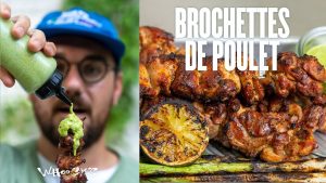 Découvrez les brochettes de poulet BBQ à la sauce aji verde !
