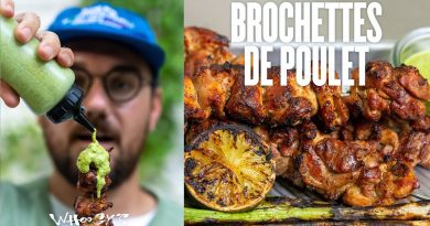 Découvrez les brochettes de poulet BBQ à la sauce aji verde !