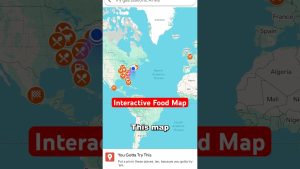 Découvrez notre carte interactive des aliments !