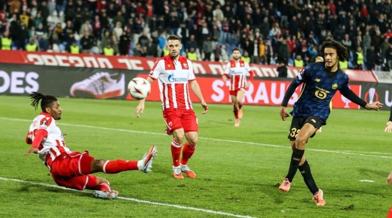 Défaite du LOSC en Ligue Europa : Belgrade s’impose sur penalty, Lille chute au classement