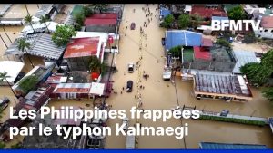 Dégâts aux Philippines : typhon Kalmaegi en images