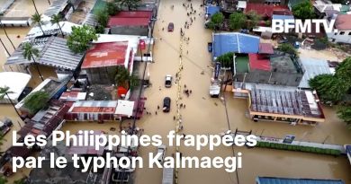 Dégâts aux Philippines : typhon Kalmaegi en images