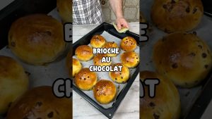 Délicieuse brioche au chocolat fondant