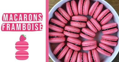 Délicieuse recette de macarons à la framboise