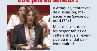 Démission de Christelle Petex : stop à la violence en politique ! - Sabaudia - MRS