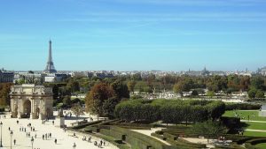 Île-de-France, Paris, Versailles, Eiffel Tower, monument, cityscape, park, Seine