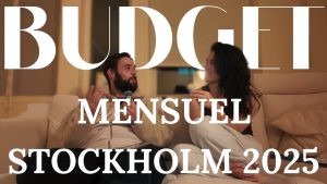 Dépenses d'une famille française à Stockholm en 2025