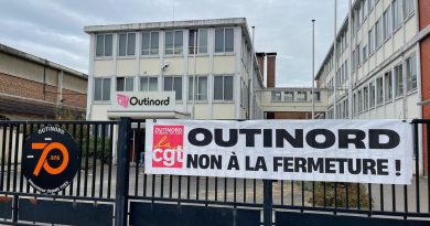 Dernier jour de travail pour les futurs licenciés de l'usine Outinord à Saint-Amand-les-Eaux - ICI