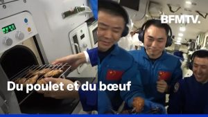 Des astronautes chinois viennent de déguster le tout premier barbecue depuis l'espace