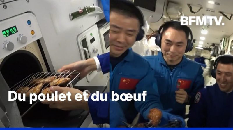 Des astronautes chinois viennent de déguster le tout premier barbecue depuis l'espace