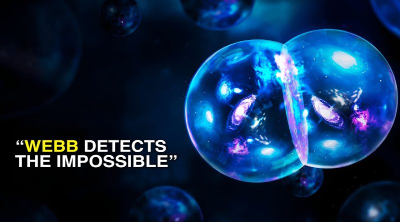 Des galaxies découvertes avant le Big Bang par James Webb