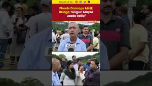 Des inondations endommagent le pont de Mirik : le maire de Siliguri intervient