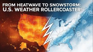 Des vagues de chaleur aux tempêtes de neige : montagnes russes météo !