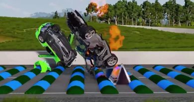 Des voitures détruites après 1 000 ralentisseurs consécutifs !