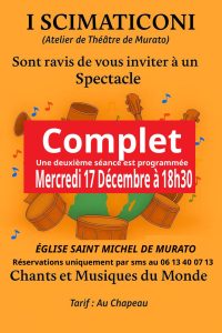 Deuxième Séance I Scimaticoni Musiques du Monde 17 Décembre à Saint Michel – Imagina Muratu