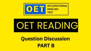 Discussion des questions de lecture OET 2.0 en classe en ligne