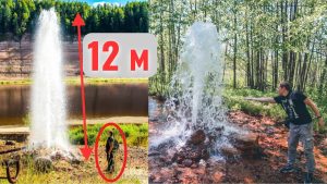 D'où provient cette eau continue sous les collines ?