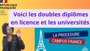 Doubles diplômes en licence : universités et options