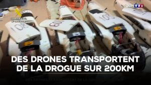 Drones : transport de drogue sur 200 km