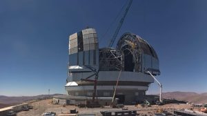Vidéo : La coupole de l'ELT se déplace pour la première fois