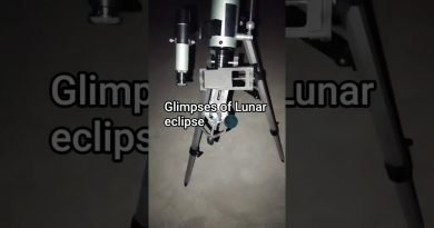 Éclipse lunaire vue à travers mon télescope 🔭✨