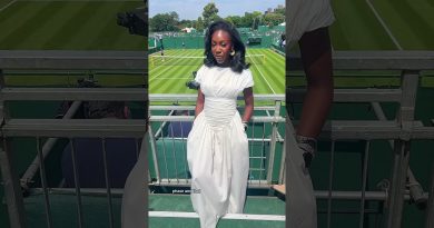 Élégance à Wimbledon : cette robe éblouissante !